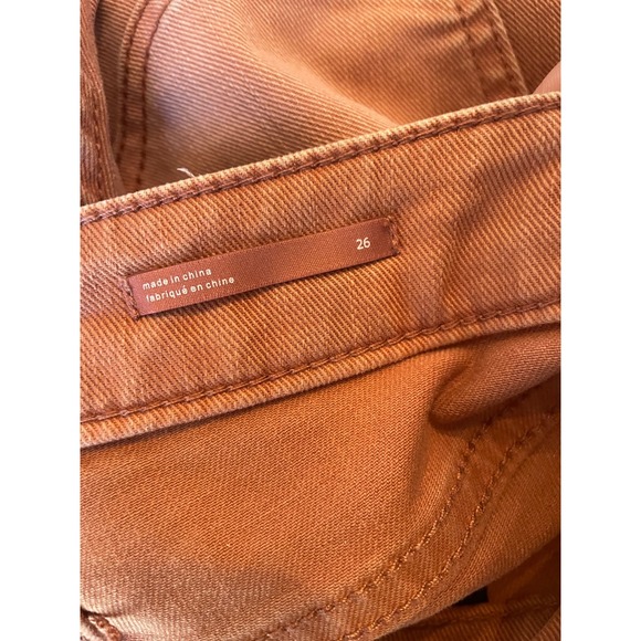 Anthropologie Pilcro The Low Rise Icon Flare Jeans 26 Women's Bronze Orange - Picture 8 of 10